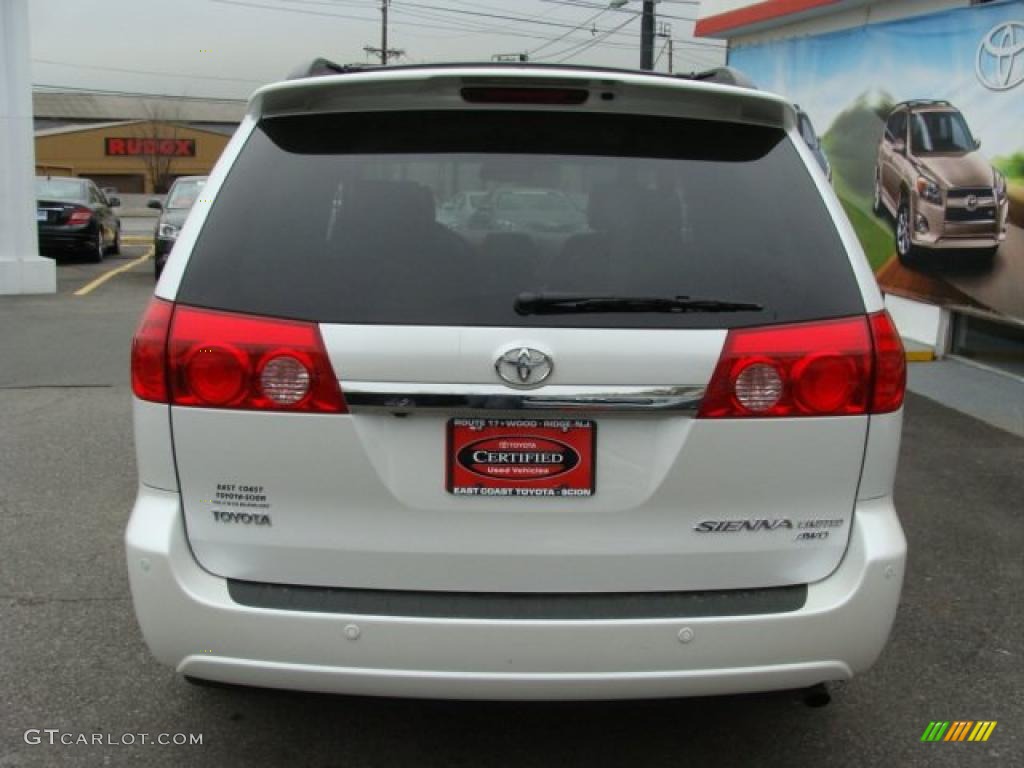 2008 Sienna Limited AWD - Natural White / Stone photo #5