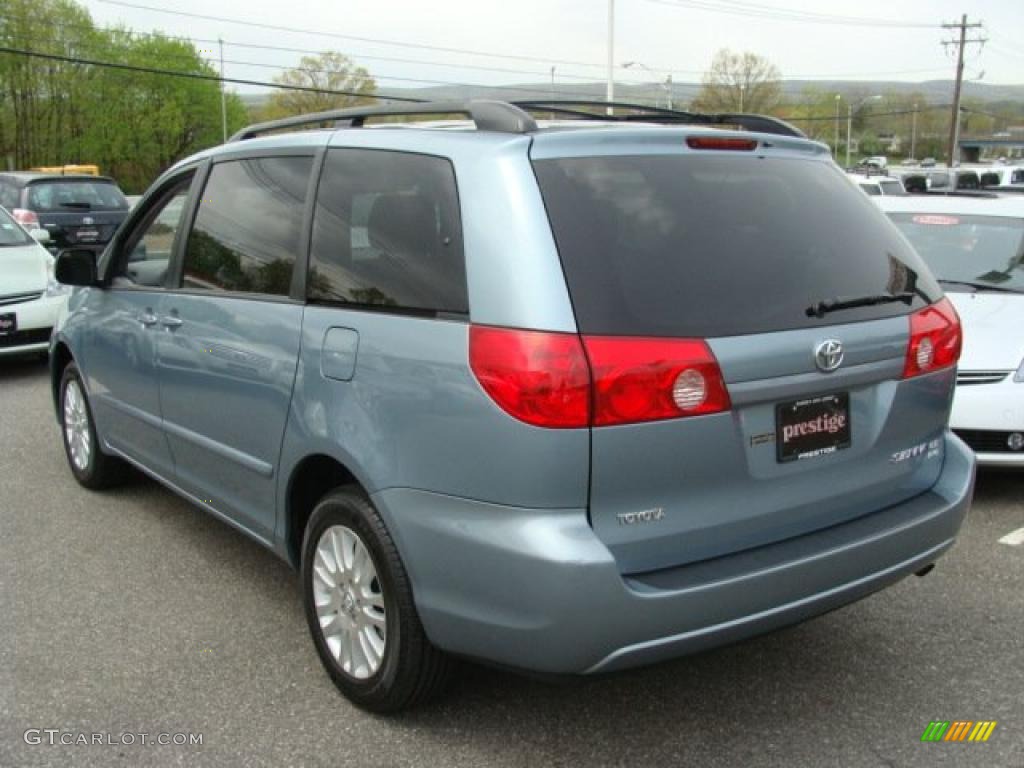 2008 Sienna LE AWD - Blue Mirage Metallic / Stone photo #4