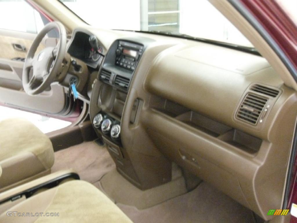 2002 CR-V EX 4WD - Chianti Red Pearl / Saddle photo #22