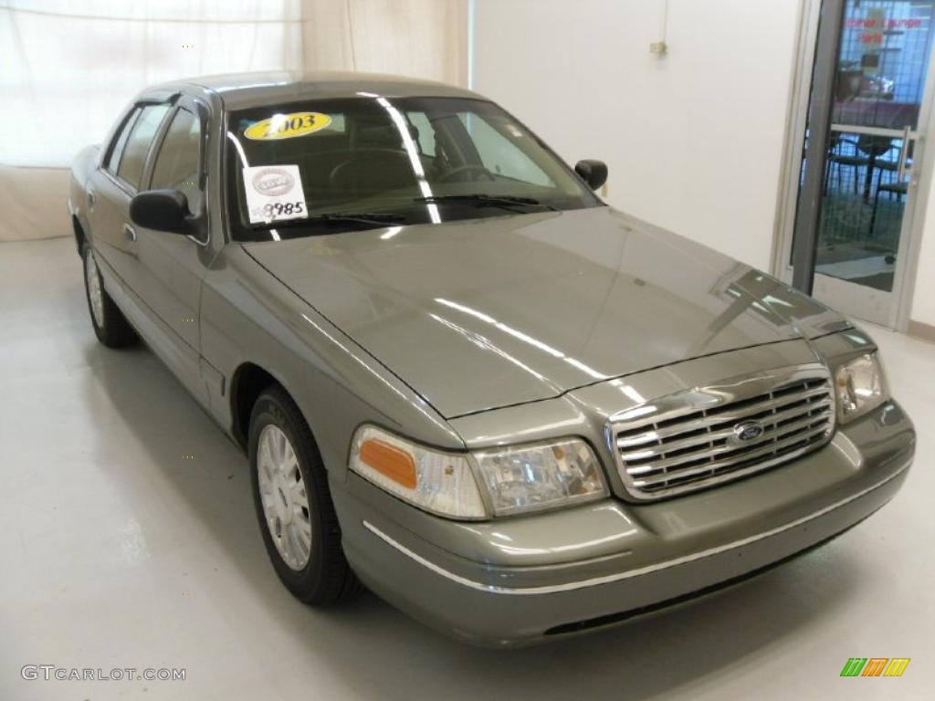 2003 Crown Victoria LX - Arizona Beige Metallic / Medium Parchment photo #5