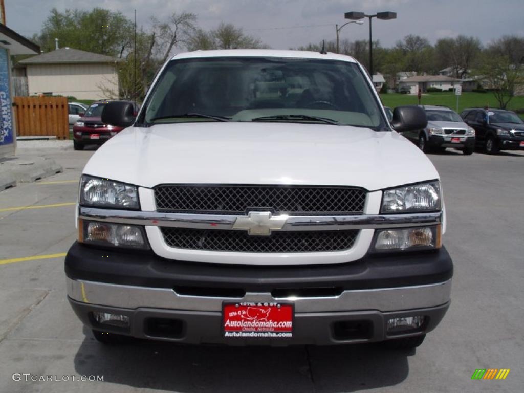 2004 Silverado 1500 Z71 Crew Cab 4x4 - Summit White / Tan photo #7