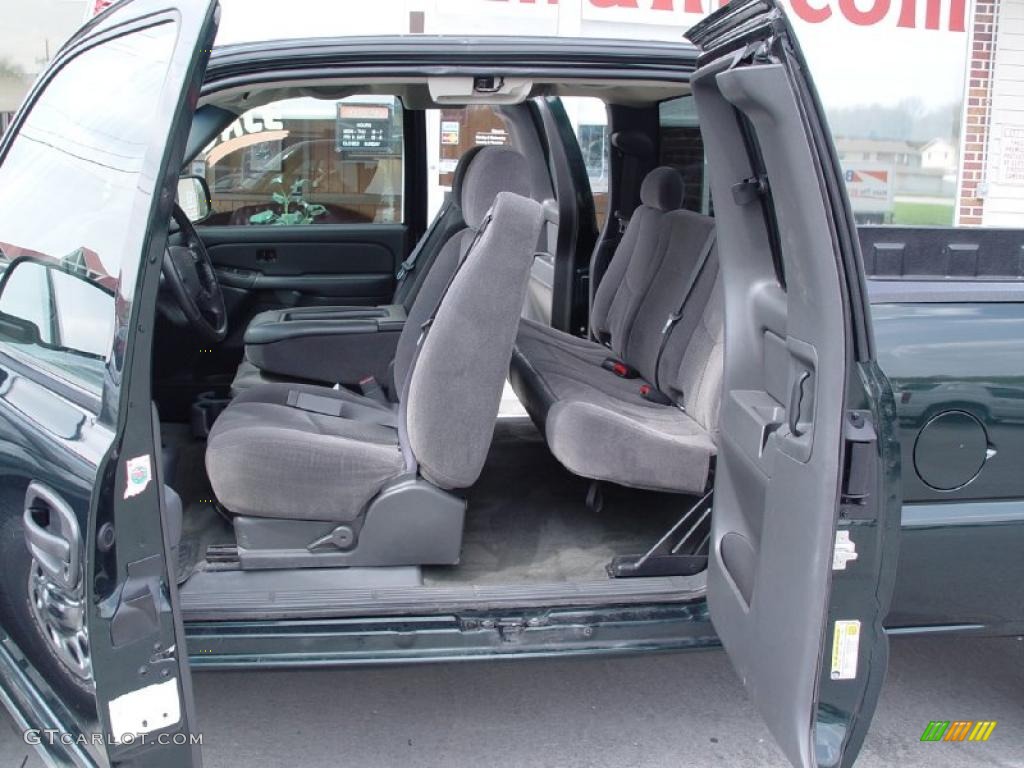 2006 Silverado 1500 LT Extended Cab 4x4 - Dark Green Metallic / Medium Gray photo #17