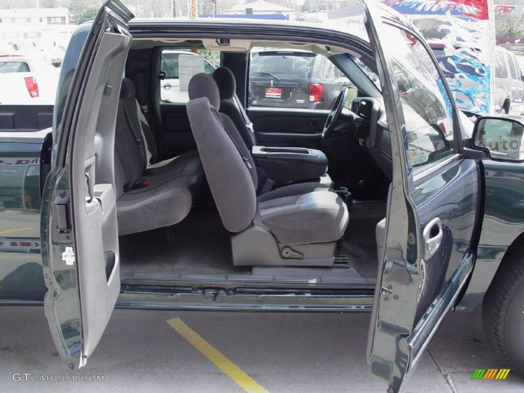 2006 Silverado 1500 LT Extended Cab 4x4 - Dark Green Metallic / Medium Gray photo #23