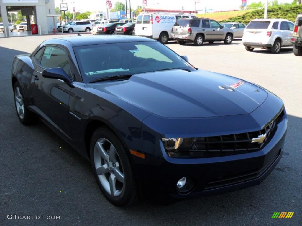 2010 Camaro LT Coupe - Imperial Blue Metallic / Black photo #5