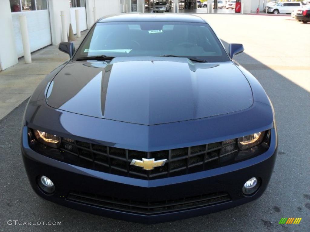 2010 Camaro LT Coupe - Imperial Blue Metallic / Black photo #6