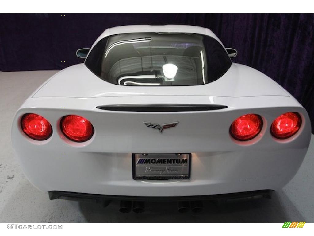 2008 Corvette Coupe - Arctic White / Ebony photo #34