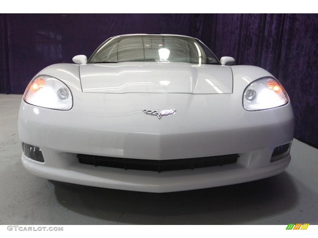 2008 Corvette Coupe - Arctic White / Ebony photo #35