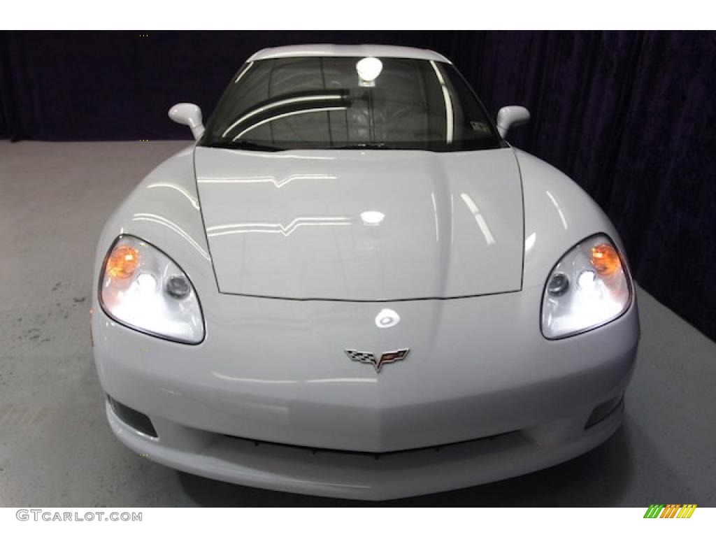 2008 Corvette Coupe - Arctic White / Ebony photo #36