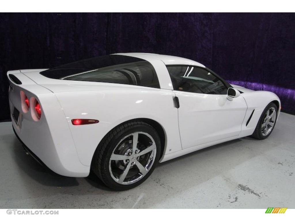 2008 Corvette Coupe - Arctic White / Ebony photo #38