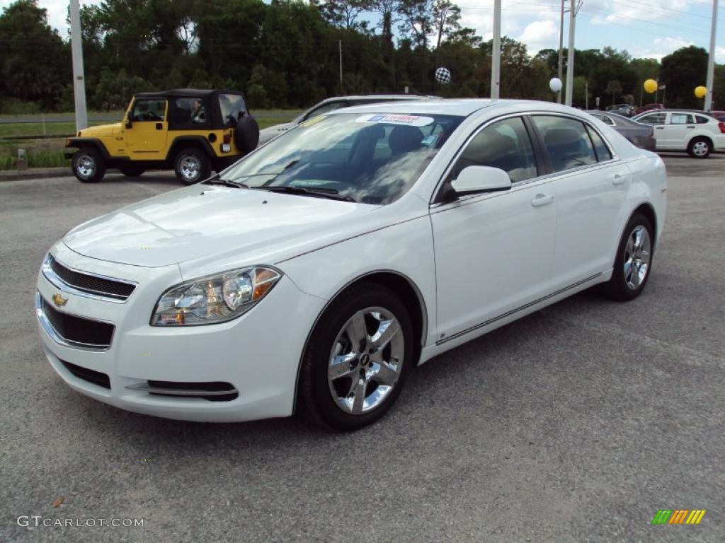 2010 Summit White Chevrolet Malibu Lt Sedan 28461999