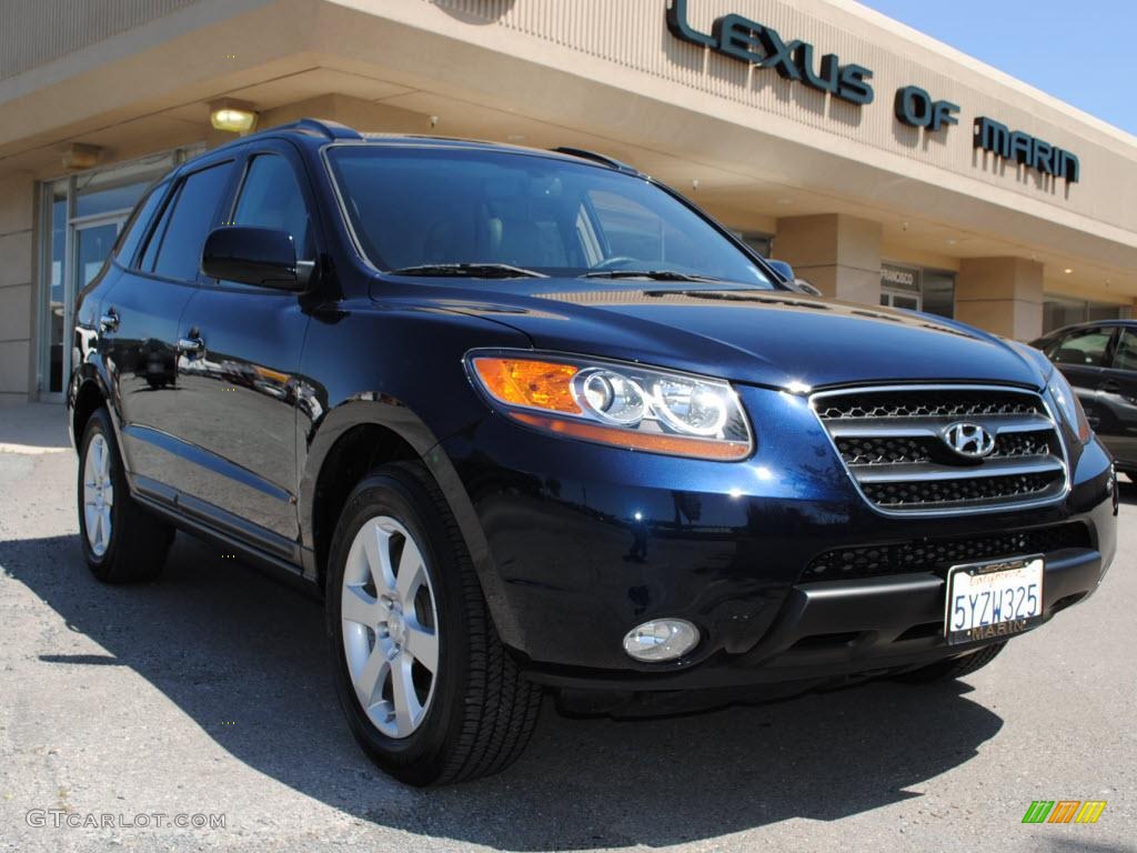 Deepwater Blue Hyundai Santa Fe