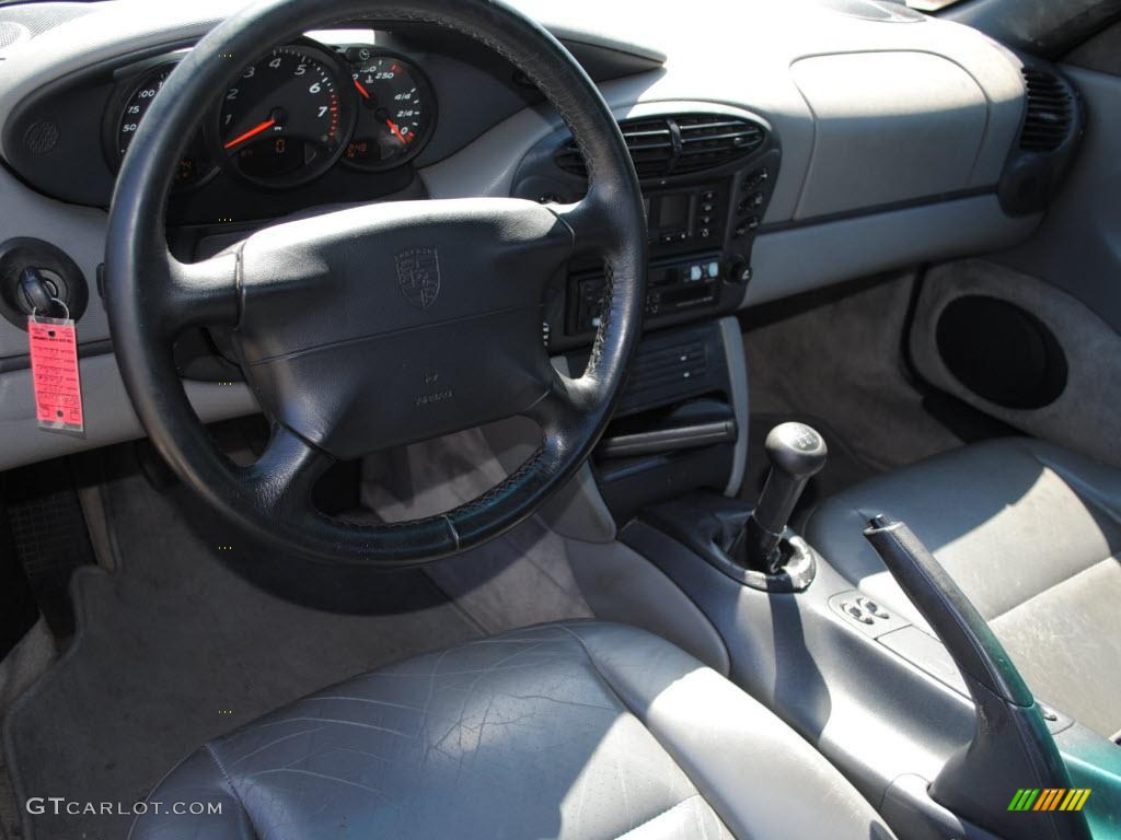 1997 Boxster  - Ocean Blue Metallic / Graphite Grey photo #13