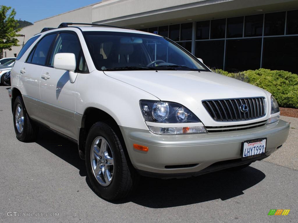 2000 RX 300 AWD - Pearl White / Ivory photo #1