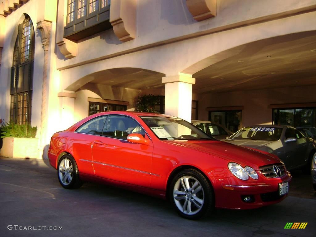 2006 CLK 350 Coupe - Mars Red / Black photo #1