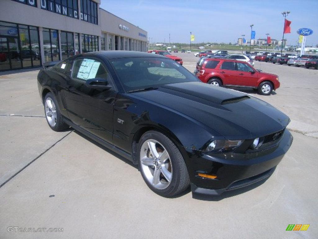 2010 Mustang GT Premium Coupe - Black / Charcoal Black photo #1