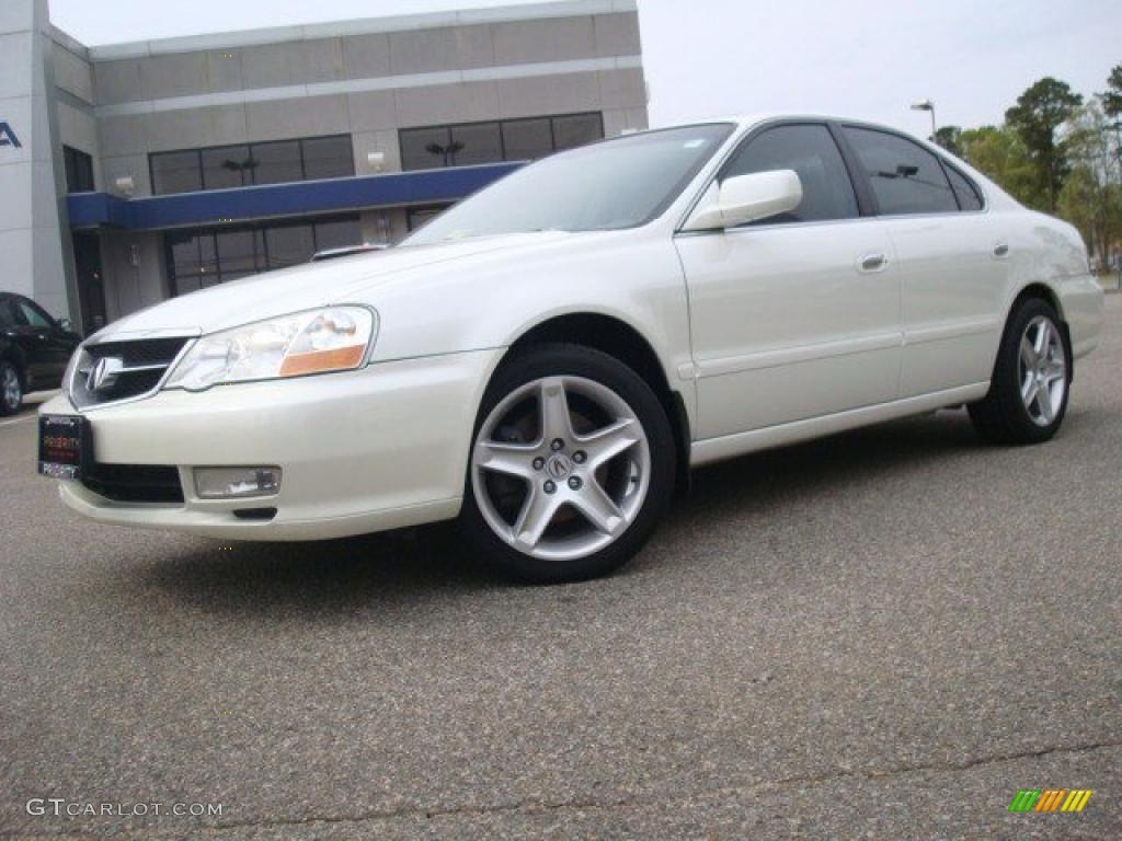 2003 TL 3.2 Type S - White Diamond Pearl / Parchment photo #2