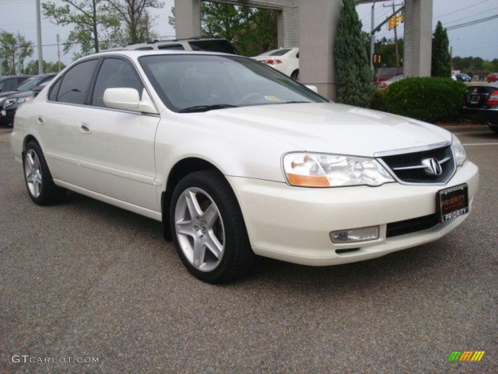 2003 TL 3.2 Type S - White Diamond Pearl / Parchment photo #8