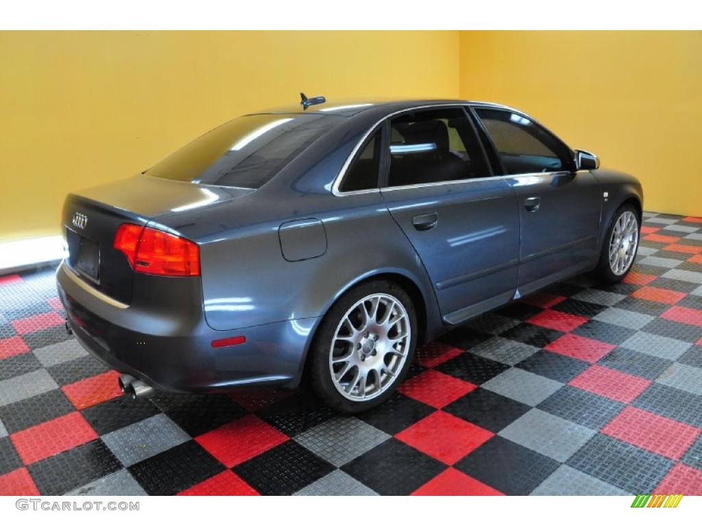 2006 S4 4.2 quattro Sedan - Dolphin Grey Metallic / Black photo #6