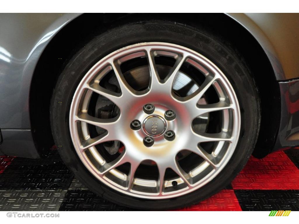 2006 S4 4.2 quattro Sedan - Dolphin Grey Metallic / Black photo #17