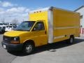2007 Yellow GMC Savana Cutaway 3500 Commercial Cargo Van  photo #3