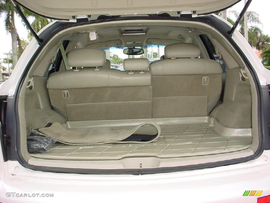 2003 FX 45 AWD - Ivory Pearl White / Willow photo #8