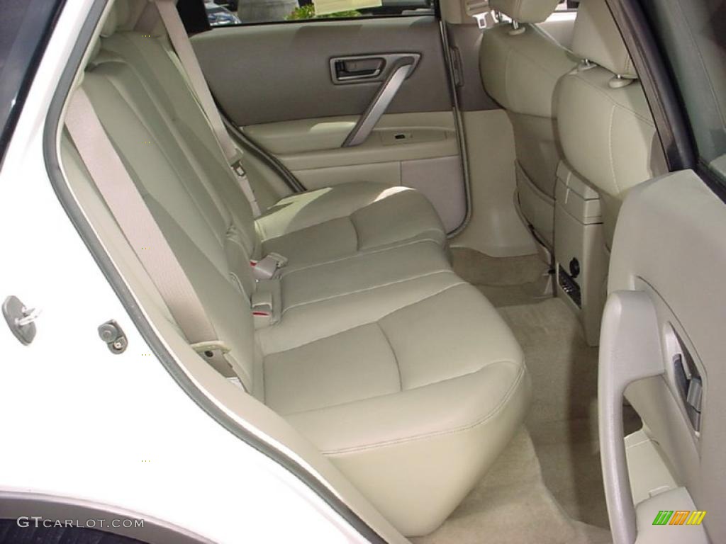 2003 FX 45 AWD - Ivory Pearl White / Willow photo #22
