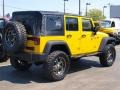 2007 Detonator Yellow Jeep Wrangler Unlimited X 4x4  photo #3