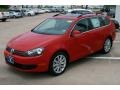 Salsa Red - Jetta TDI SportWagen Photo No. 3