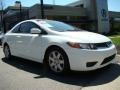 Taffeta White 2006 Honda Civic LX Coupe