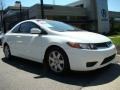 2006 Taffeta White Honda Civic LX Coupe  photo #1