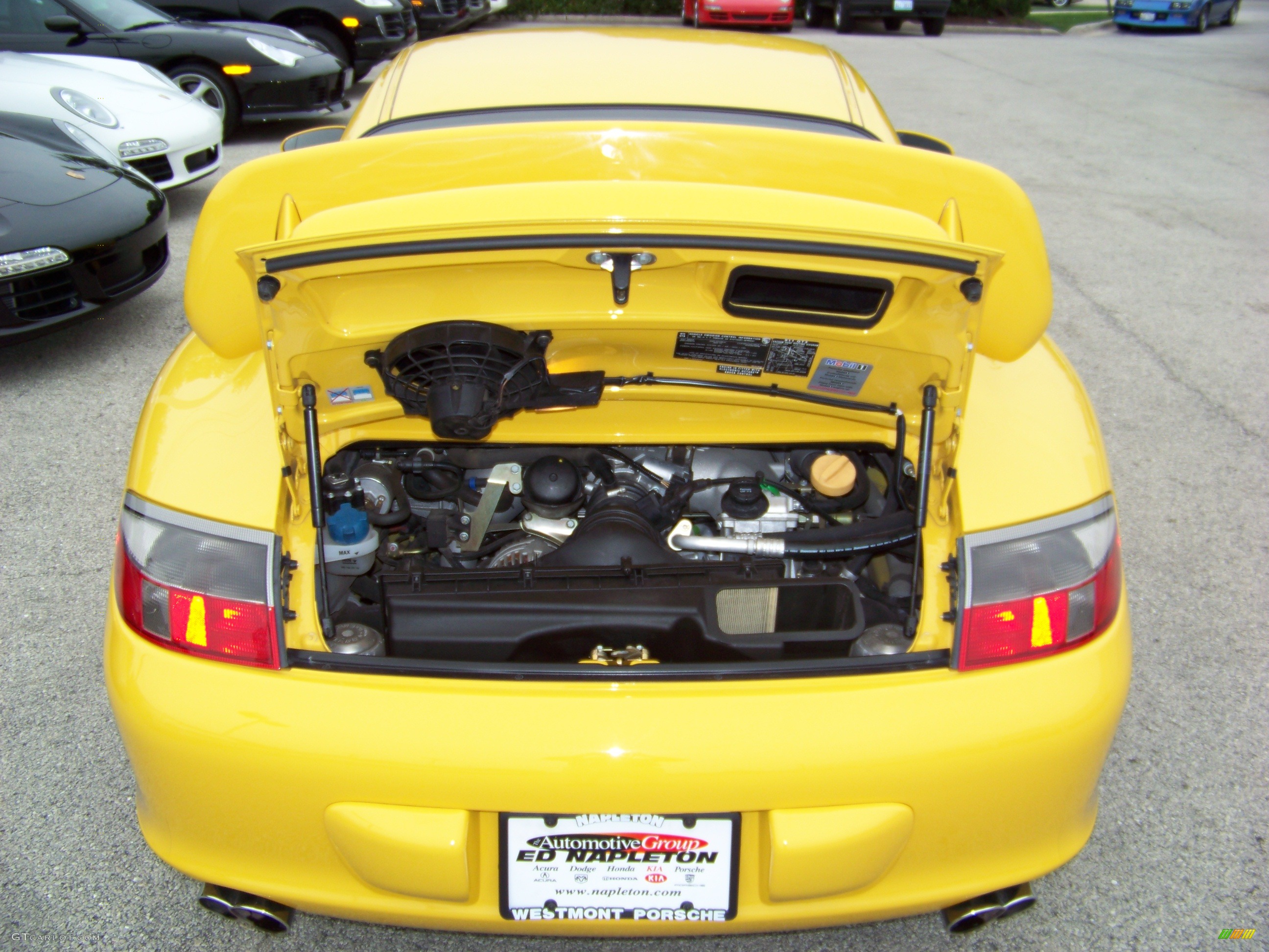 2004 911 GT3 - Speed Yellow / Black photo #21