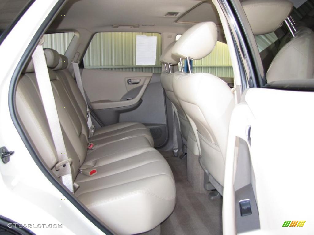 2007 Murano SL - Glacier Pearl White / Cafe Latte photo #10