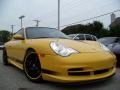 2004 Speed Yellow Porsche 911 GT3  photo #23