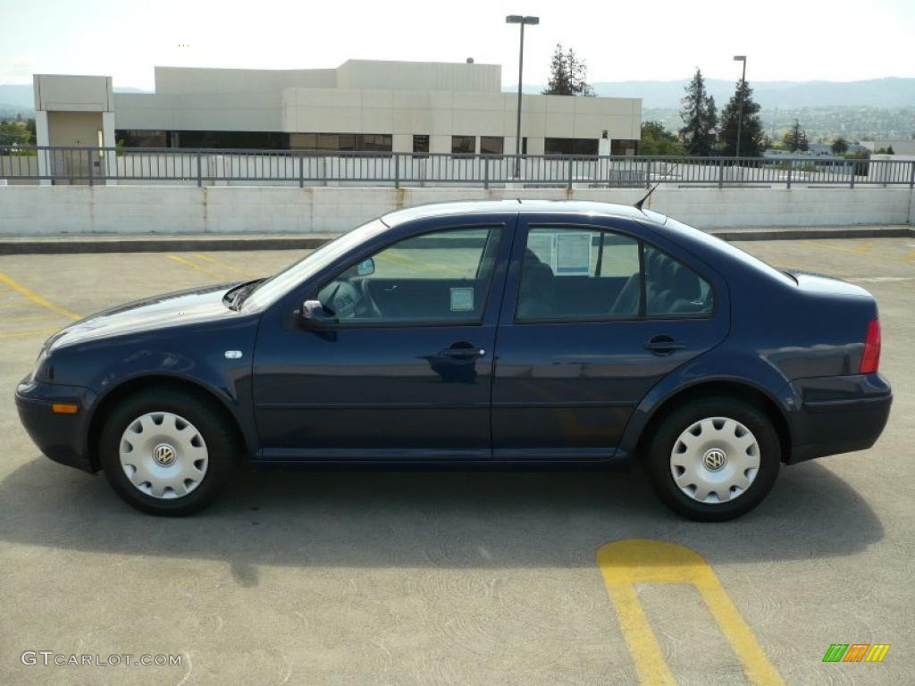 2002 Jetta GLS Sedan - Indigo Blue / Black photo #4
