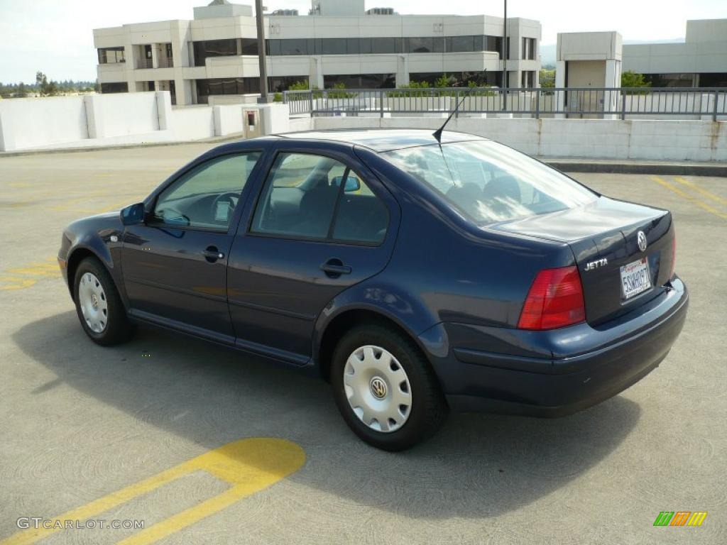 2002 Jetta GLS Sedan - Indigo Blue / Black photo #5
