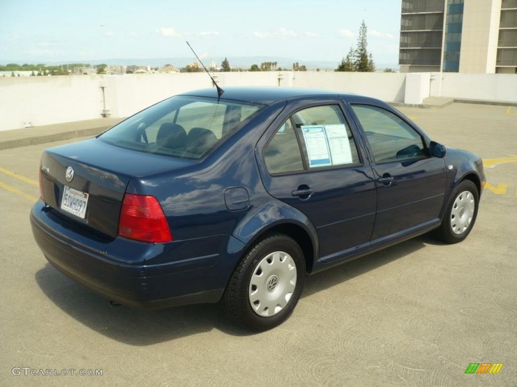 2002 Jetta GLS Sedan - Indigo Blue / Black photo #7
