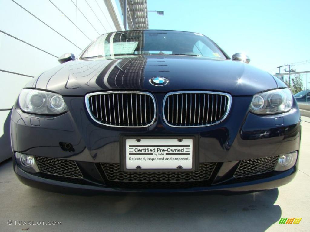 2007 3 Series 335i Convertible - Monaco Blue Metallic / Saddle Brown/Black photo #2