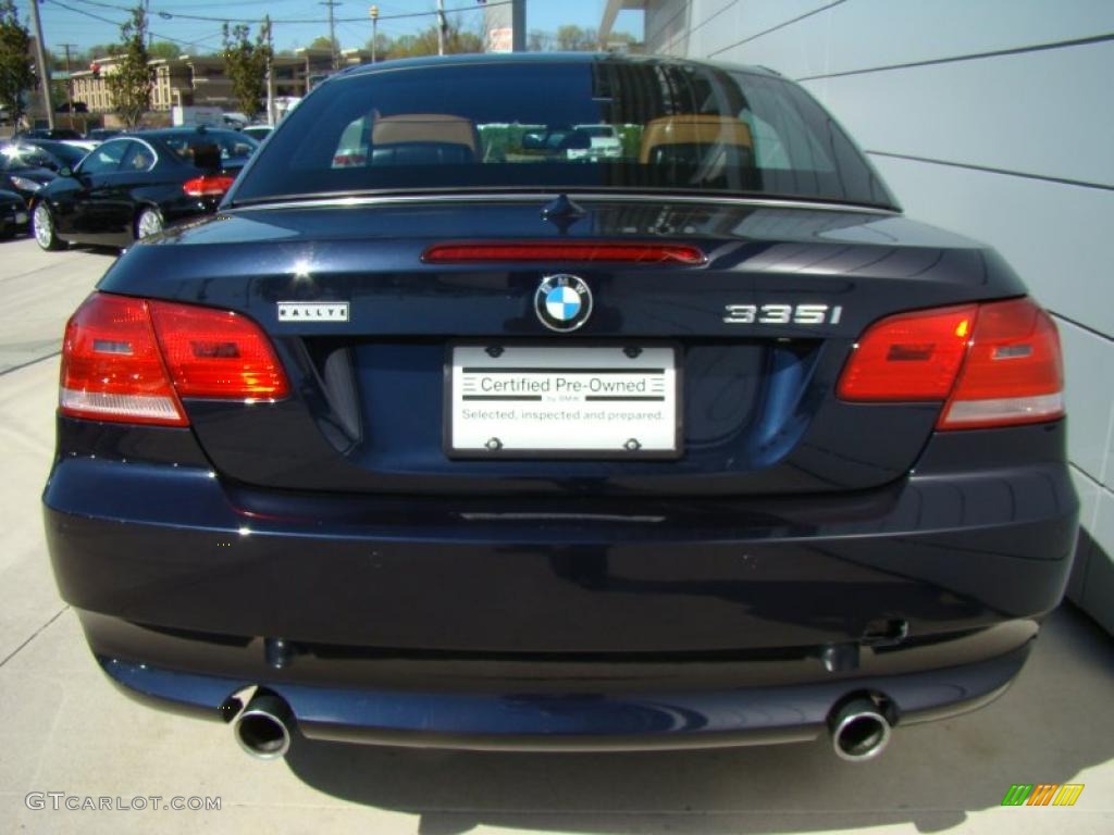 2007 3 Series 335i Convertible - Monaco Blue Metallic / Saddle Brown/Black photo #4