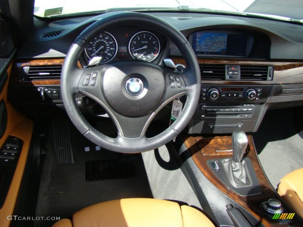 2007 3 Series 335i Convertible - Monaco Blue Metallic / Saddle Brown/Black photo #11