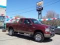 2007 Dark Toreador Red Metallic Ford F350 Super Duty XLT SuperCab 4x4  photo #1