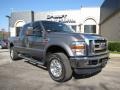 2009 Sterling Grey Metallic Ford F250 Super Duty Lariat Crew Cab 4x4  photo #1