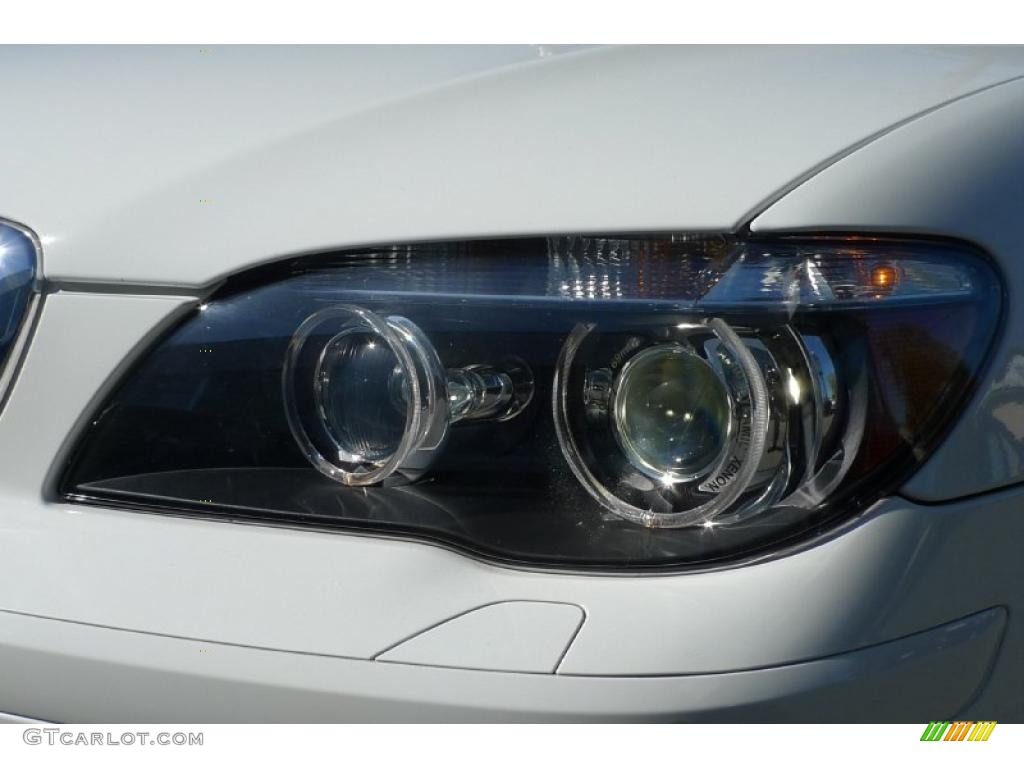 2008 7 Series 750i Sedan - Alpine White / Black photo #6