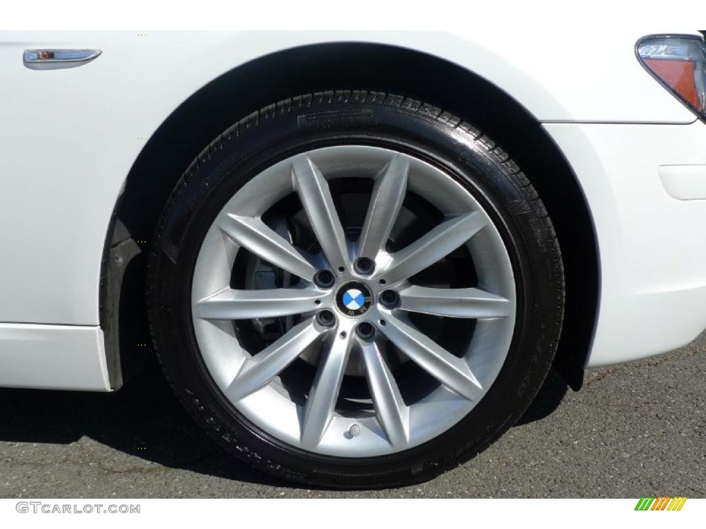 2008 7 Series 750i Sedan - Alpine White / Black photo #18