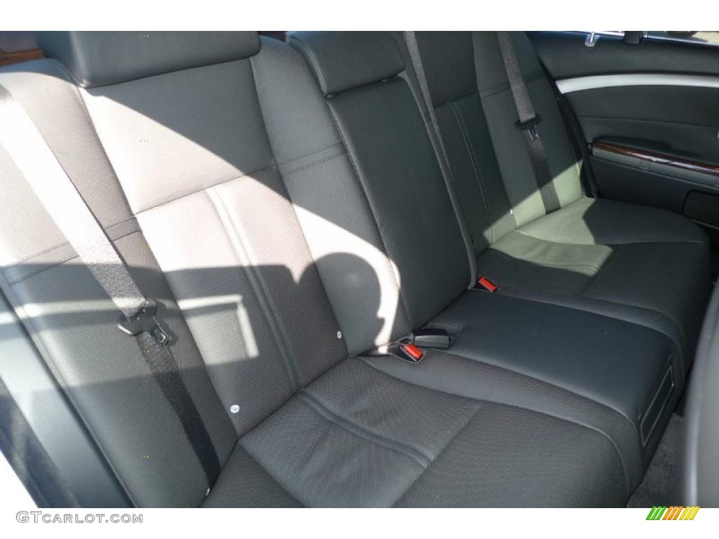2008 7 Series 750i Sedan - Alpine White / Black photo #35