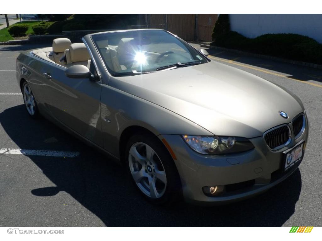 2007 3 Series 328i Convertible - Platinum Bronze Metallic / Beige photo #2
