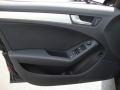 2010 Audi A4 Black Interior Door Panel Photo