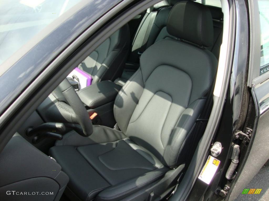 Black Interior 2010 Audi A4 2.0T quattro Sedan Photo #28546883