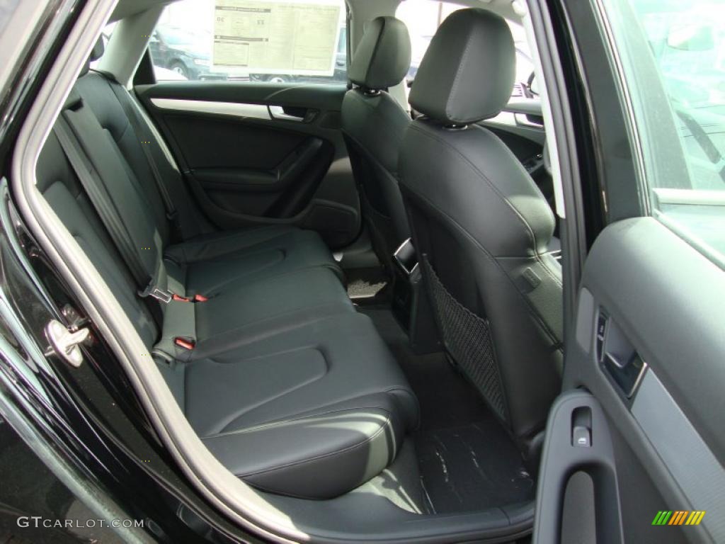 Black Interior 2010 Audi A4 2.0T quattro Sedan Photo #28546989