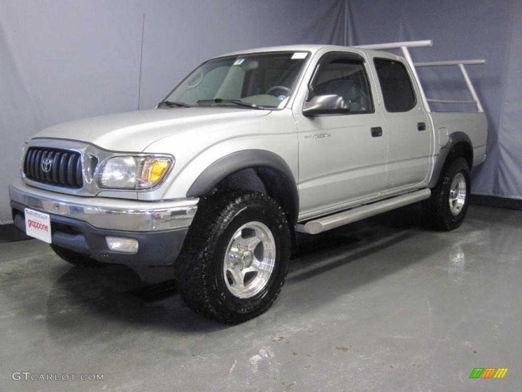 2004 Tacoma V6 Double Cab 4x4 - Lunar Mist Metallic / Charcoal photo #1