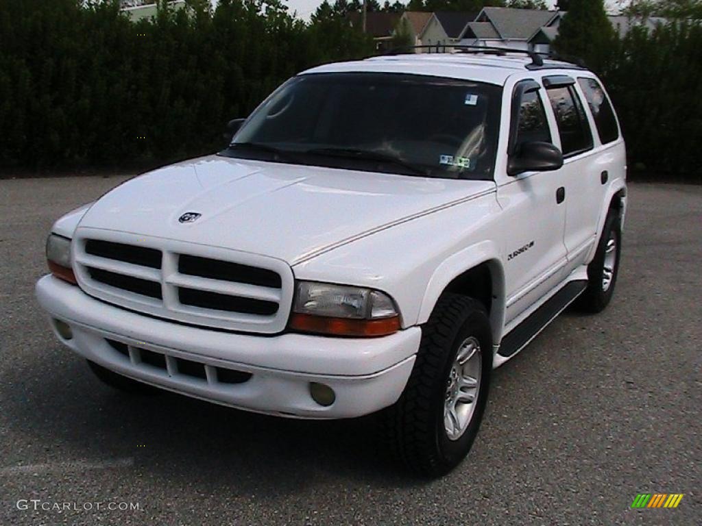 2001 Durango SLT 4x4 - Bright White / Taupe photo #1